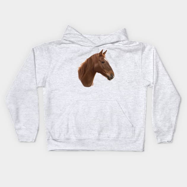 Noble Steed Kids Hoodie by MamaODea